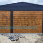 Garaż blaszany 8×5 dwuspad GRAFIT PREMIUM