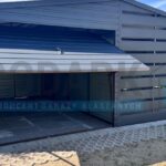 Garaż blaszany 6×5 dwuspad z wiata