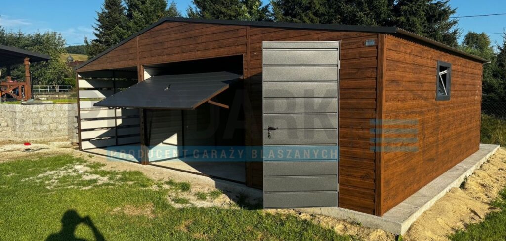 Garaż blaszany 9×5 dwuspadowy PREMIUM