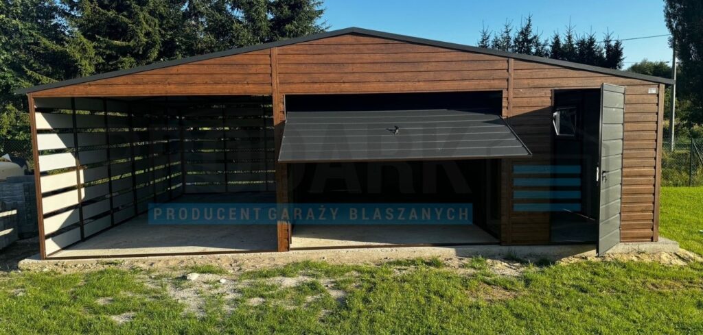 Garaż blaszany 9×5 dwuspadowy PREMIUM