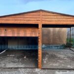 Garaż blaszany 3×5.5 + wiata