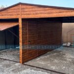 Garaż blaszany 3×5.5 + wiata