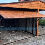Garaż blaszany 3×5.5 + wiata