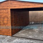 Garaż blaszany 3×5.5 + wiata