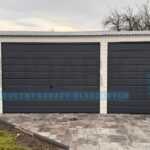 Garaż blaszany 8×6 Premium z WNĘKĄ